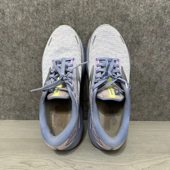 Brooks Ghost 14 Womens Running Shoes Size 9 Lilac Purple Lime 1203561B566 - Picture 6 of 10